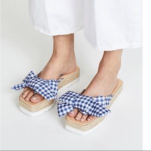 💙JEFFREY CAMPBELL GINGHAM SANDAL💙